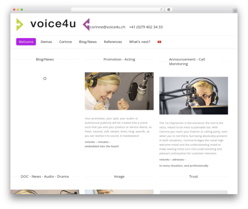 Better block editor WordPress plugin - voice4u.ch