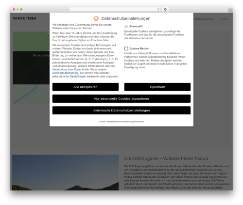WordPress theme BUILDER THEME - vinoeterra.com