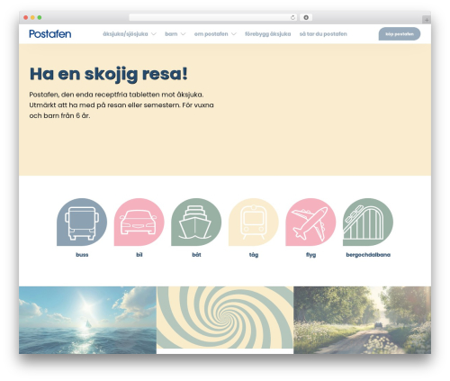 WordPress theme Postafen - postafen.se