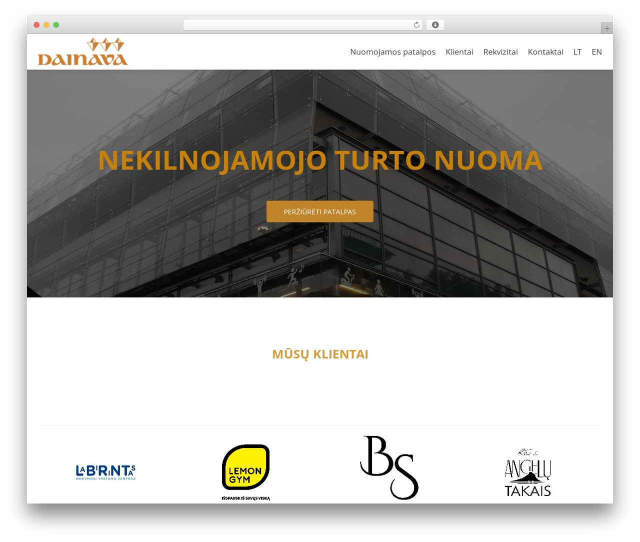WordPress theme Vilniaus Dainava - vilniausdainava.lt