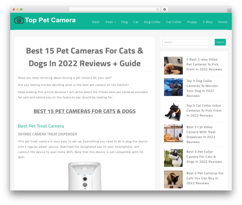 WordPress theme Wacko - toppetcamera.com