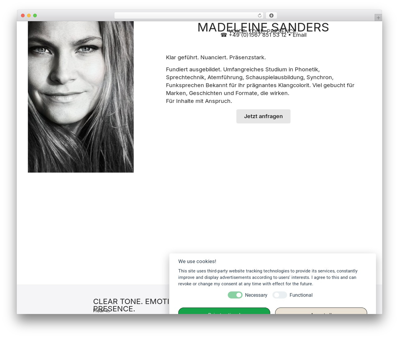 WordPress website theme Hello Elementor - madeleine-sanders.de