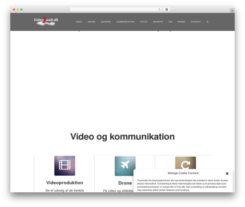 WP theme Supernova - Multi-Purpose Theme - video2web.dk