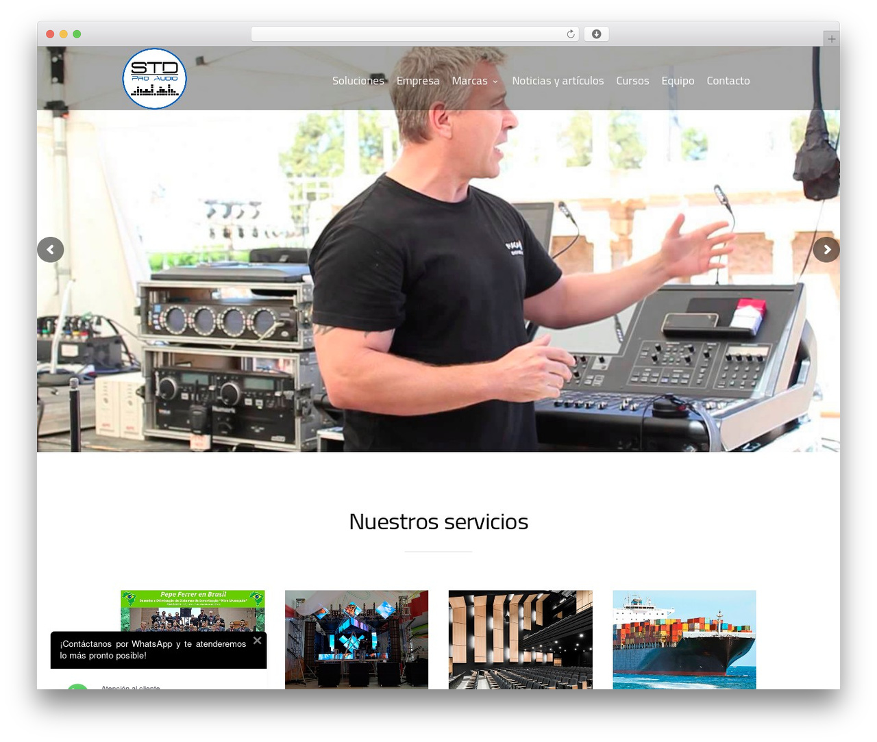 Elegante theme WordPress - stdproaudio.com