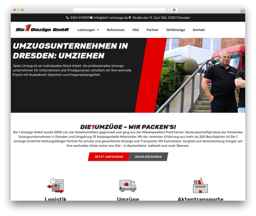 Hello Elementor WordPress theme - die1-umzuege.de
