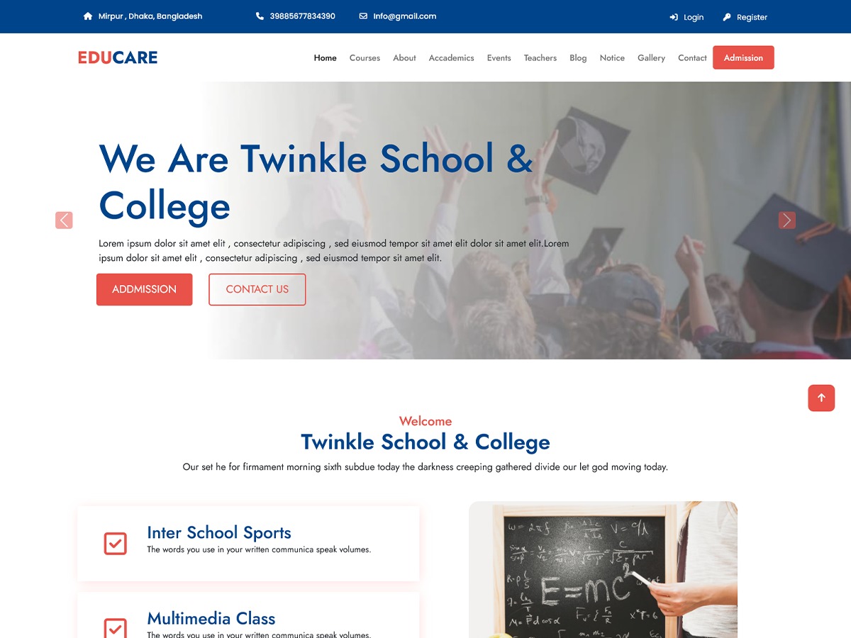 Learnegy WordPress theme by Mamurjor IT