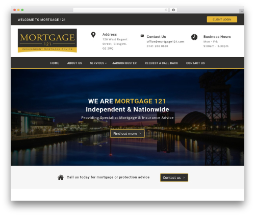 Testify WordPress plugin - mortgage121.com