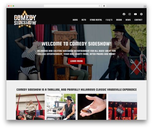 WordPress theme GeneratePress - comedysideshow.com