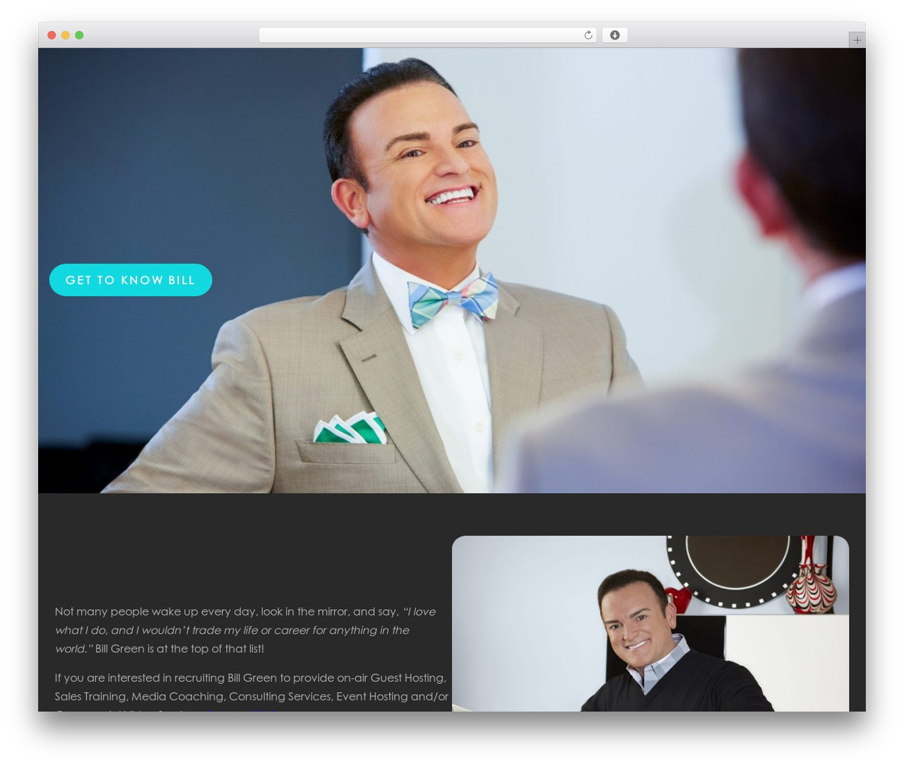 Constructor business WordPress theme - billgreen.tv