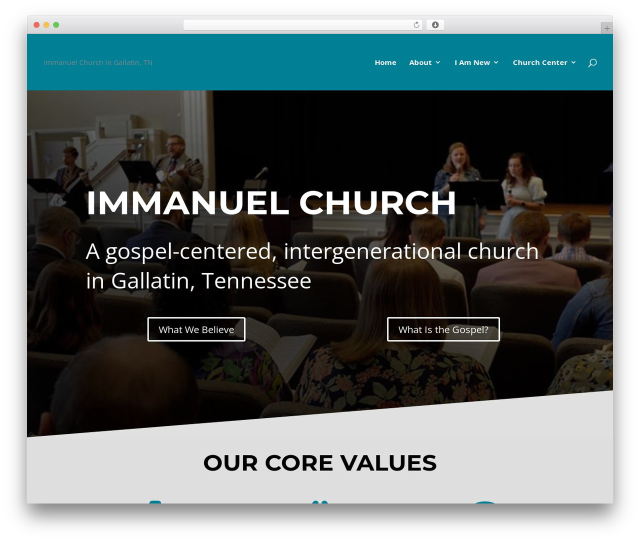 Divi WordPress theme - immanuelchurchgallatin.com