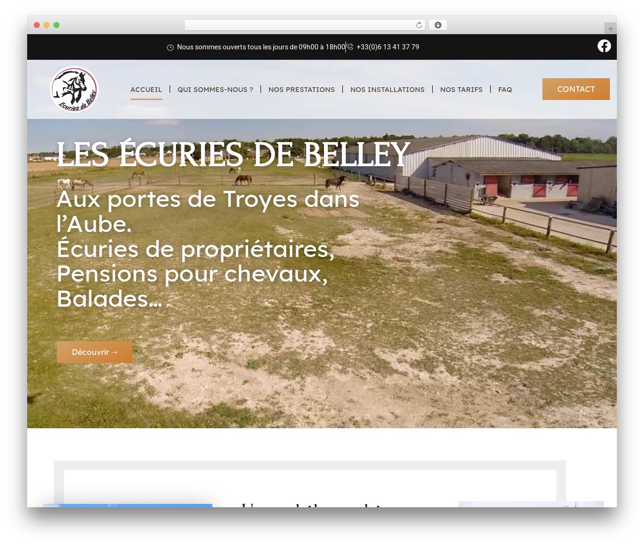 OVM Communication premium WordPress theme - ecuriesdebelley.com