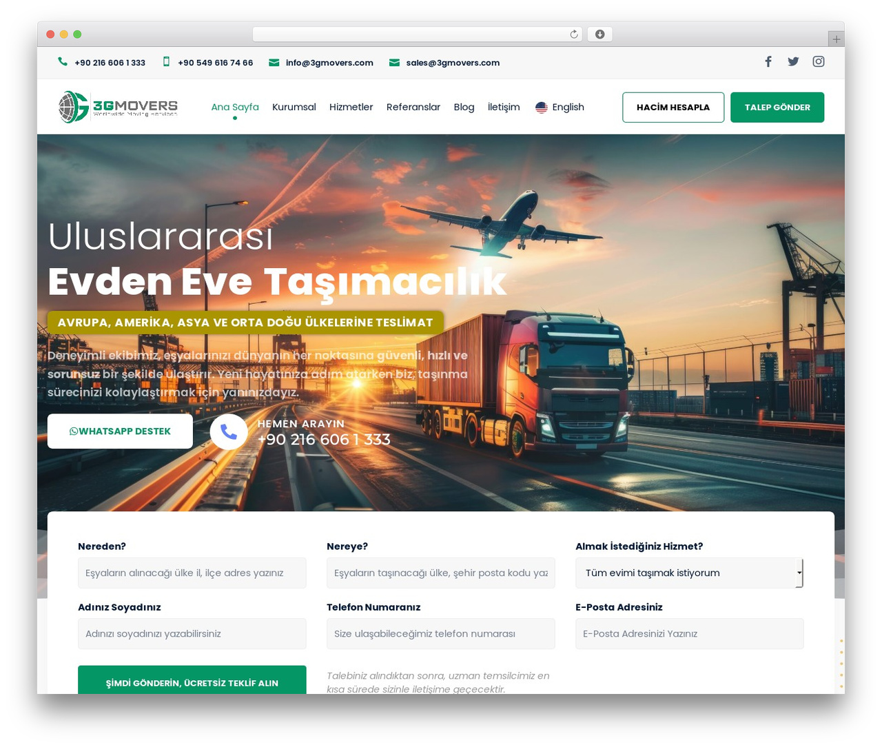 Moppers WordPress theme - 3gmovers.com