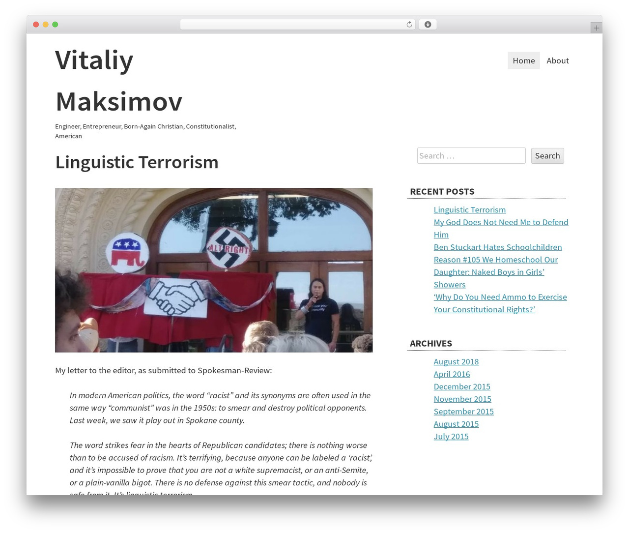 simpler WordPress theme - vitaliymaksimov.com simpler WordPress theme - vitaliymaksimov.com