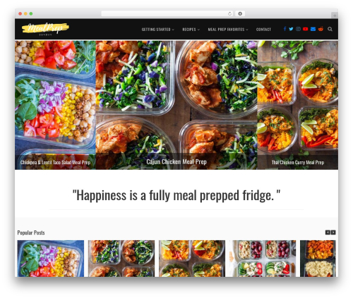 Social Slider Feed (instagram-slider-widget) free WordPress plugin - mealprepsunday.com