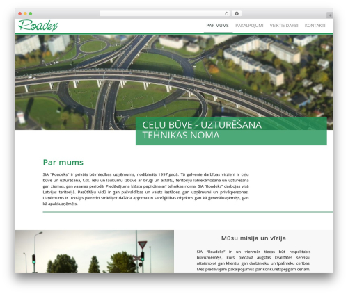 TechLine best WordPress theme - roadeks.lv