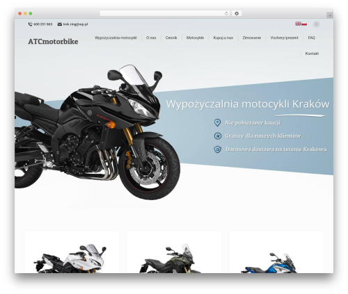 Car rental booking system WordPress plugin - wynajmijmotocykl.pl