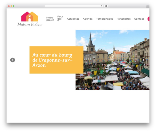 Theme WordPress Salient - maisonbolene.com