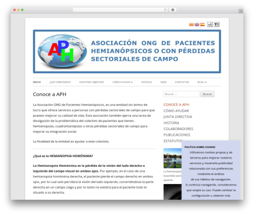 Tiny Framework best free WordPress theme - pacienteshemianopsicos.org