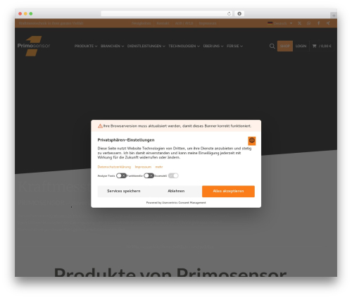 B2b market WordPress plugin - primosensor.de