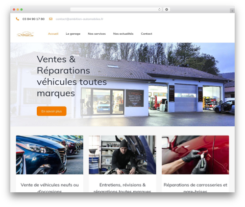 WordPress theme Vehica - www.ambition-automobiles.fr