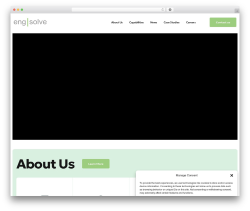 WordPress theme Engsolve - engsolve.com