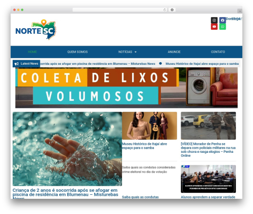 Free weather WordPress plugin - portalnortesc.com.br