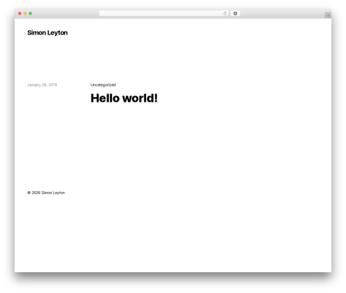WordPress theme Scena - simonleytongroup.com