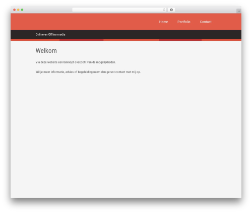 WordPress theme Self - vanrumpt.nl