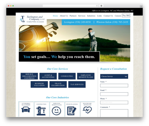 Tabs builder WordPress plugin - turlingtonandcompany.com