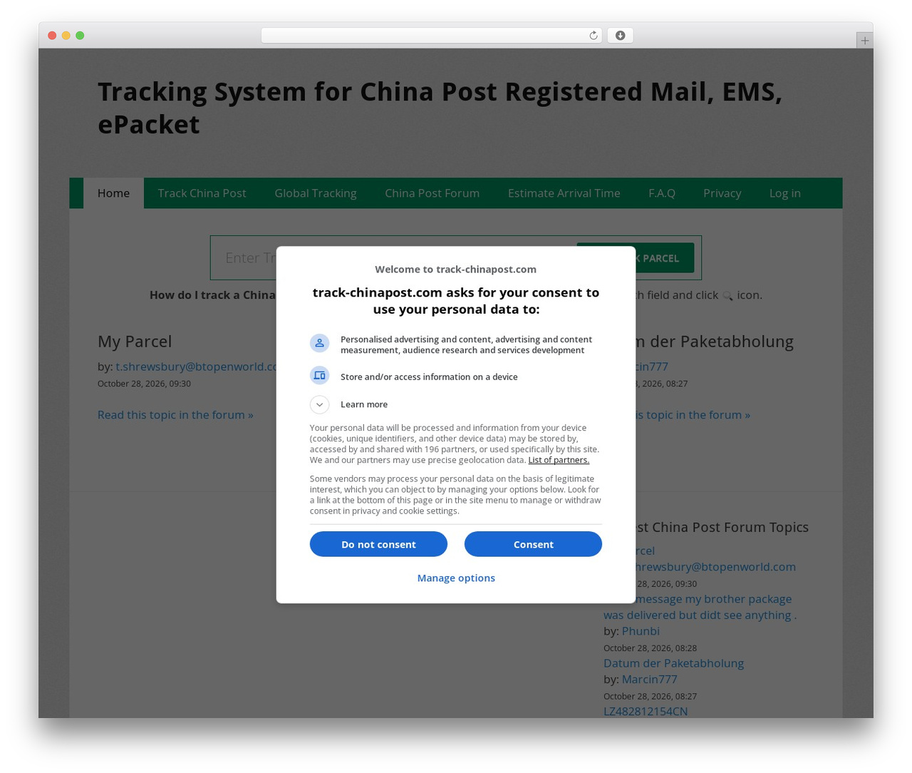 Catch Responsive free WordPress theme - track-chinapost.com