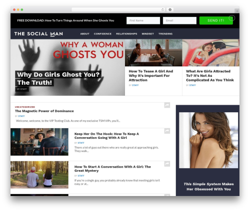 Click Mag premium WordPress theme - thesocialman.com