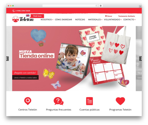 Donation Wordpress Theme premium WordPress theme - teleton.org.uy