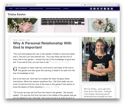 Get Noticed! WordPress theme - trishakeehn.com