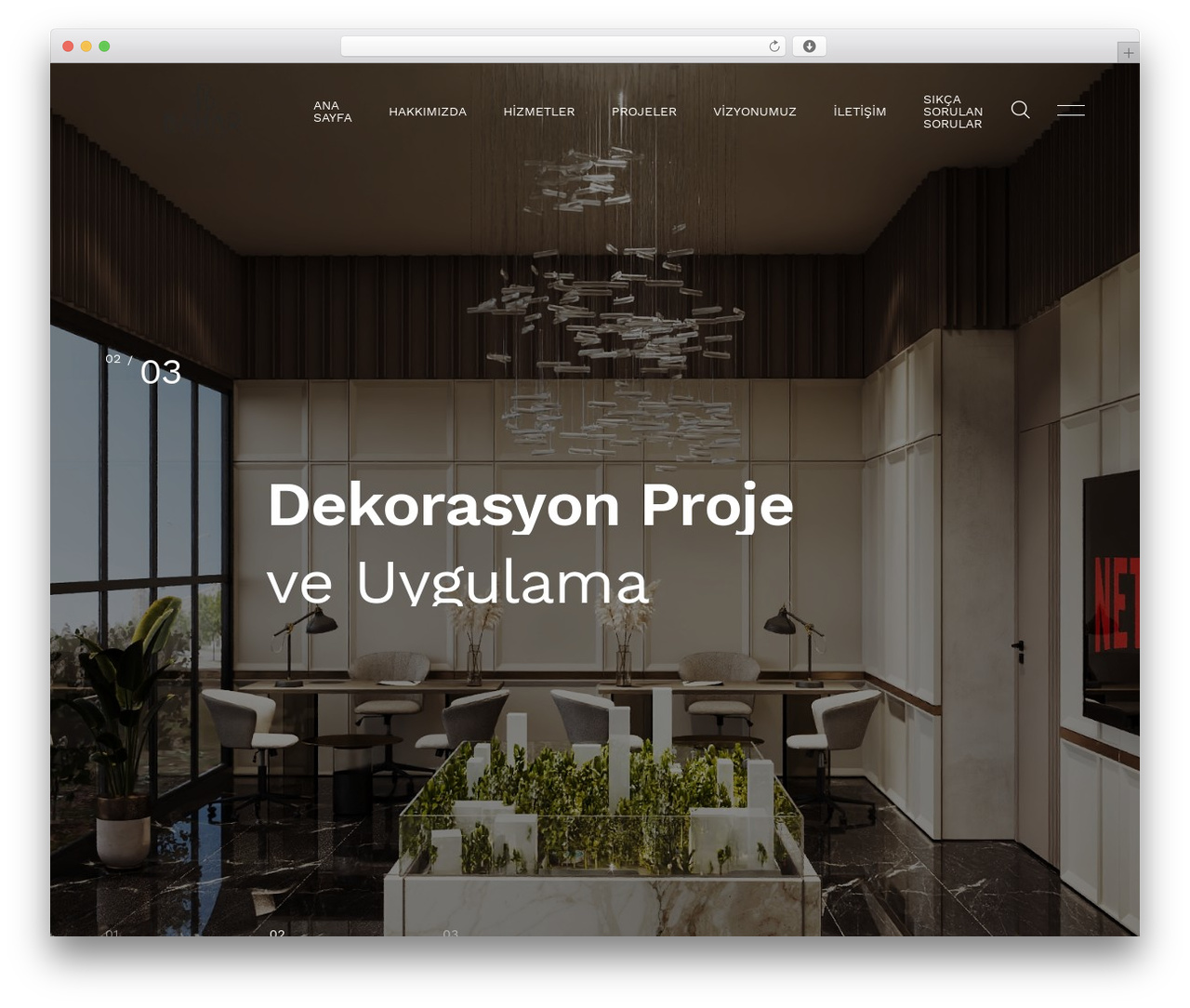 Hellix premium WordPress theme - baharmimarlik.com