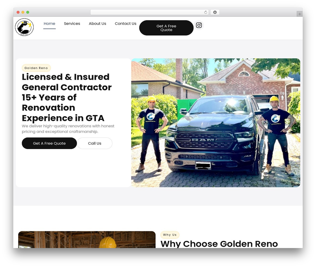 Hello Elementor WordPress theme - goldenrenoinc.ca