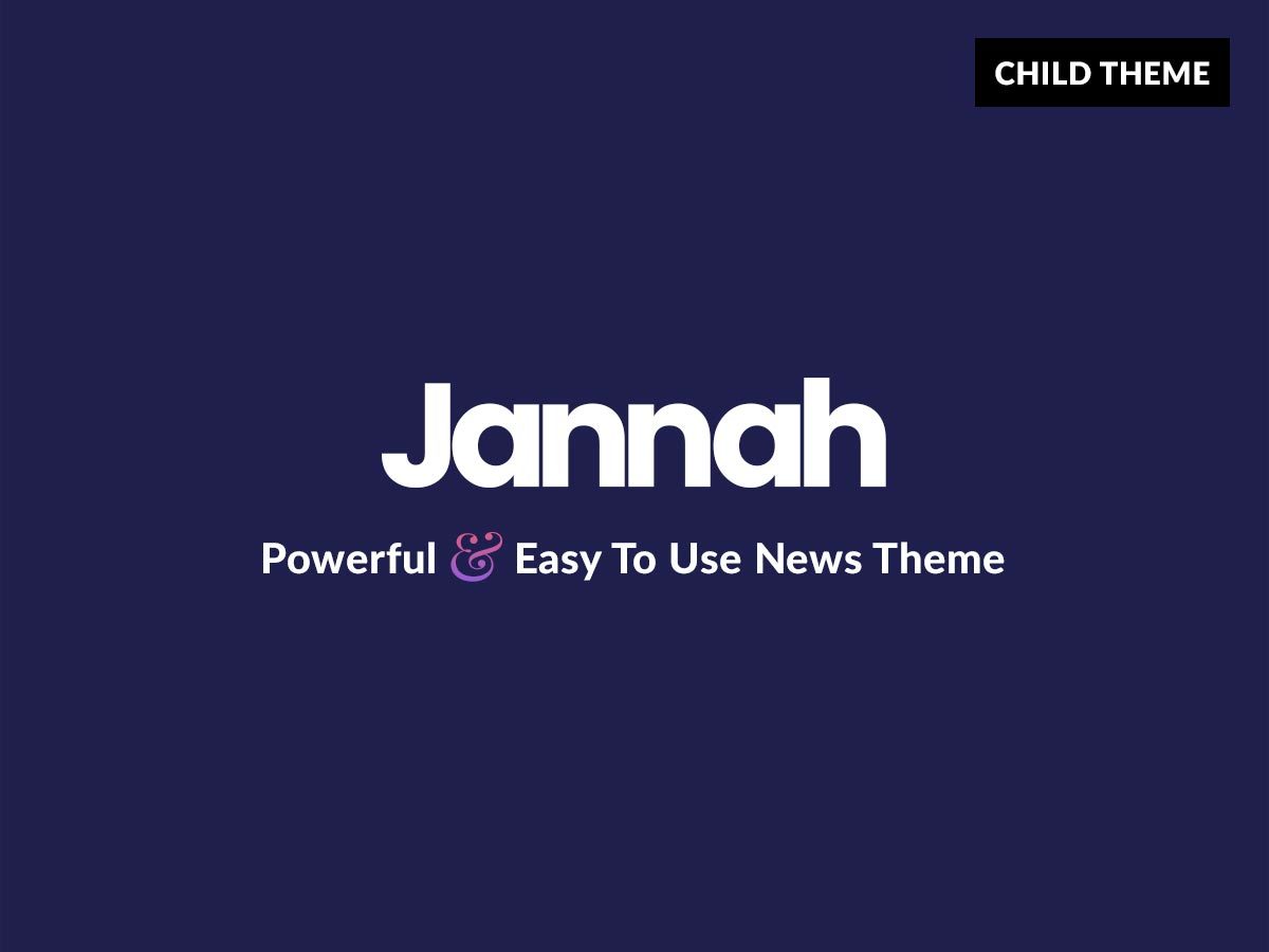 Jannah Child WP theme