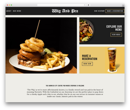 nuimage WordPress theme - thewigandpen.com