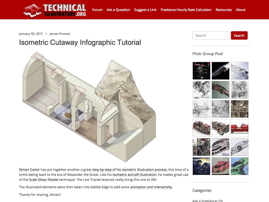 Theme WordPress Technical Illustrators.org Theme WordPress Technical Illustrators.org