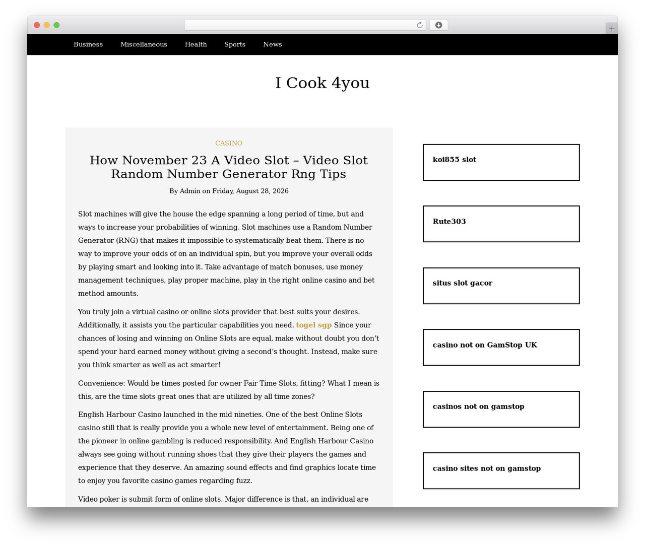 Theme WordPress Writee - icook4you.co.uk Theme WordPress Writee - icook4you.co.uk