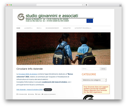 Tiny Framework WordPress page theme - sga-bo.it