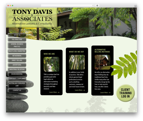 WordPress theme TDA - tdalawyers.com