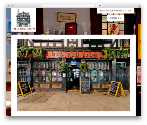 WordPress theme Trestle - theoldredlion.com