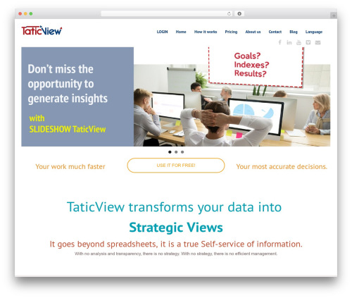 WordPress website theme DynamiX - taticview.com/en
