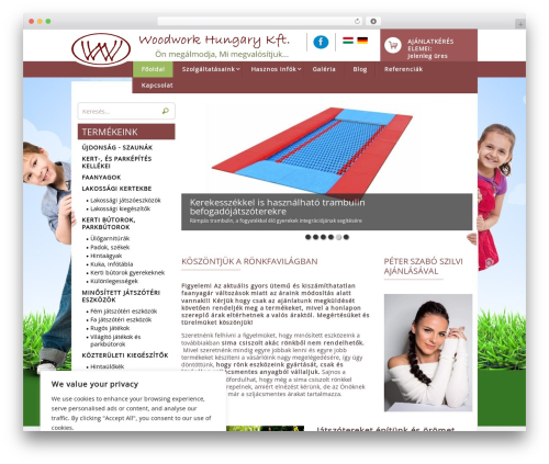 WP theme WebEdit - ronkfavilag.hu