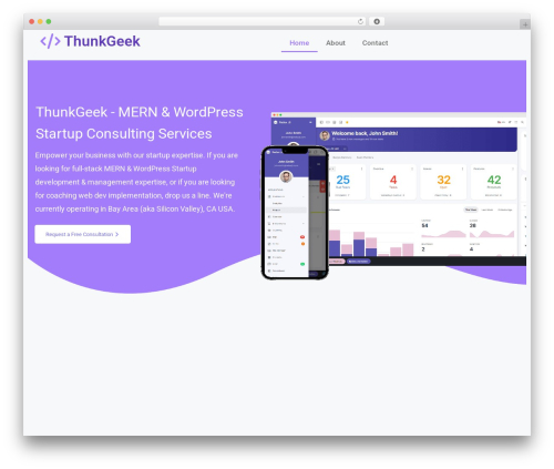 GeneratePress free WP theme - thunkgeek.com