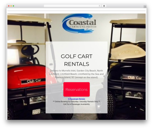 Ambitio WordPress theme - coastalcartsunlimited.com
