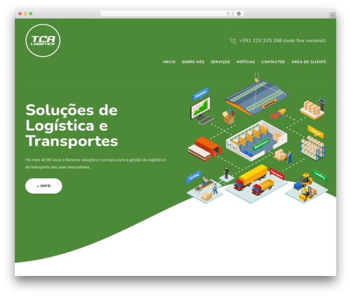 Anada WordPress theme - tca-logistics.pt