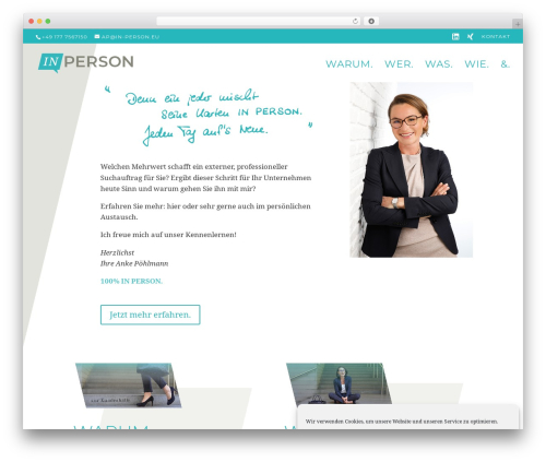 Divi WordPress theme - in-person.eu