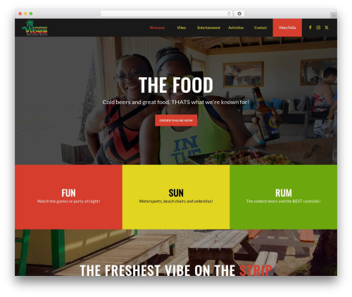Social board WordPress plugin - vibesbeachbar.com