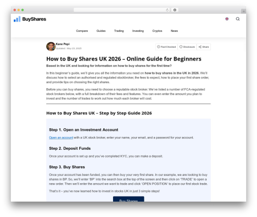 Cryptopresales brand management plugin WordPress plugin - buyshares.co.uk
